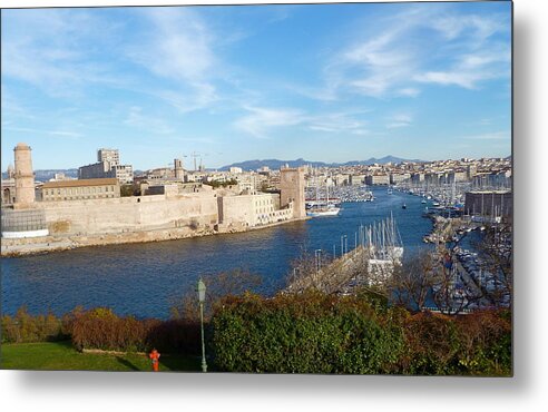 Vieux Port Metal Print featuring the photograph Marseille Vieux Port by Amelia Racca