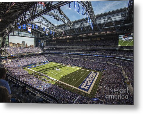 Indiana Metal Print featuring the photograph Indianapolis Colts 1 by David Haskett II