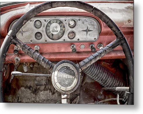 Dash Metal Print featuring the photograph Low Mileage Mercury by Trever Miller