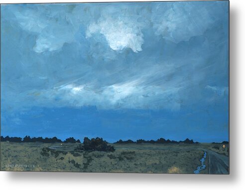 Road Metal Print featuring the painting Stokes Road by Kerry Beverly