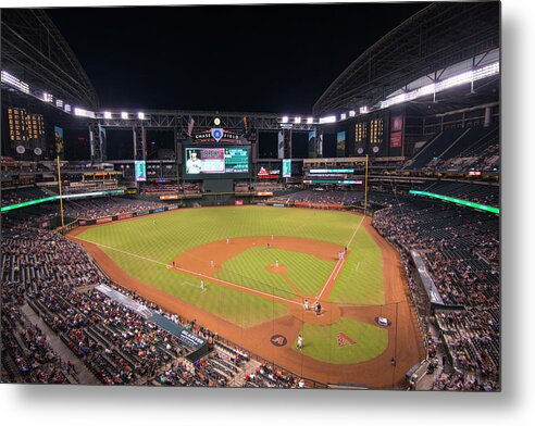 Arizona Metal Print featuring the photograph Arizona Diamondbacks Baseball 2591 by David Haskett II