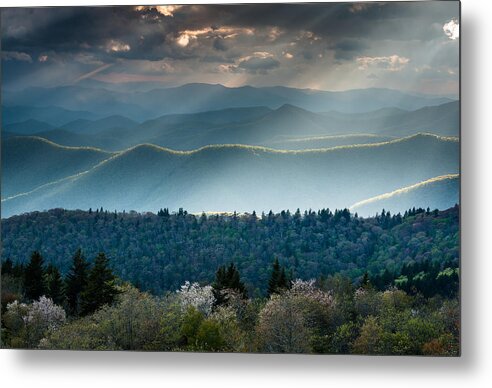 Mountains Metal Print featuring the photograph Great Smoky Mountain Highlighter by Mark VanDyke