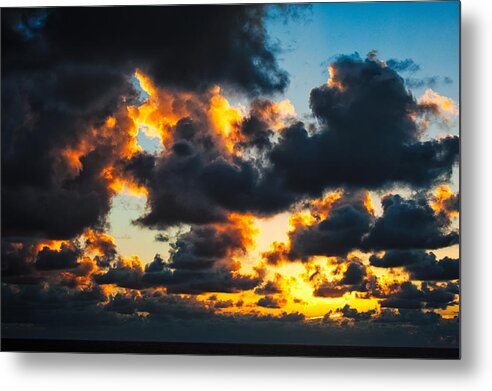 Atantic Ocean Metal Print featuring the photograph Sunrise on the Atlantic #15 by Jeremy Herman