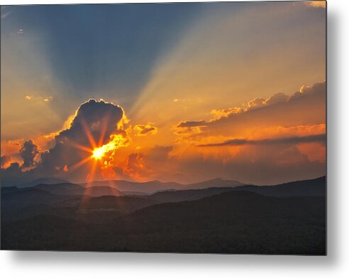 Sunset Metal Print featuring the photograph Sunset - Close Another Day by Ken Barrett