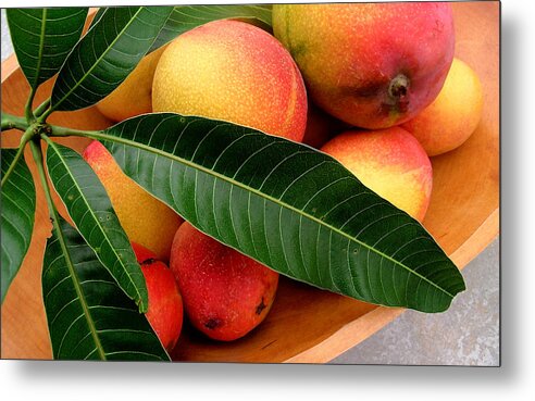 Mango Metal Print featuring the photograph Sweet Molokai Mango by James Temple