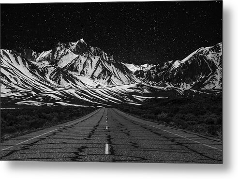 Mammoth Lakes Metal Print featuring the photograph Road to the Stars - Mammoth, CA, USA - 2018 NEW 1/10 by Robert Khoi