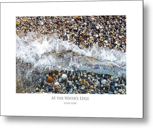 Bubbles Metal Print featuring the digital art At the Waters Edge by Julian Perry