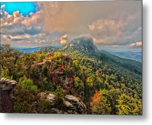 Table Rock Mountain Metal Print featuring the photograph Table Rock #1 by Kevin Senter