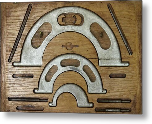 Tools Metal Print featuring the photograph My Fathers Tools by Kerry Beverly