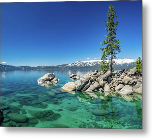 Lake Metal Print featuring the photograph Clear Water #1 by Martin Gollery