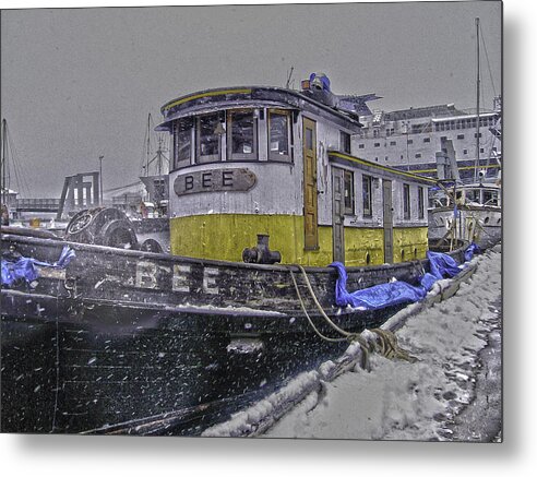 tug Boat Metal Print featuring the photograph Bee 02 by Timothy Latta