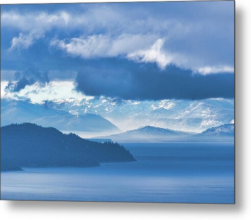 Blue Metal Print featuring the photograph Dreamy Kind of Blue by Martin Gollery