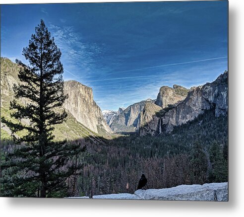 Mountain Metal Print featuring the photograph Shadows in the Valley by Portia Olaughlin