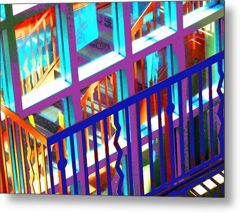  Metal Print featuring the digital art Eschertecture by T Oliver