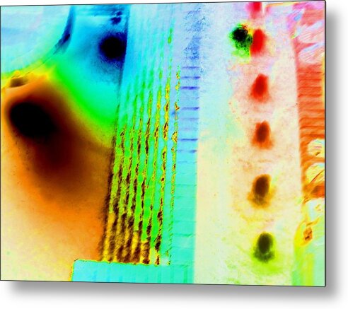 Abstract Metal Print featuring the digital art Abstract Expressionaryish #6 by T Oliver