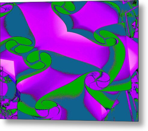Abstract Metal Print featuring the digital art Abstract Exressionaryish #13 by T Oliver