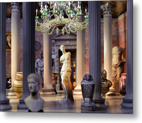 Statue Metal Print featuring the photograph Aphrodite In Situ by John Manno