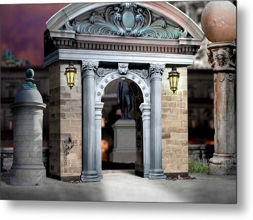 Arch Metal Print featuring the photograph Entrance To The City by John Manno