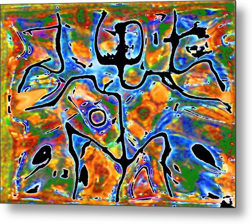 Mystic Metal Print featuring the digital art Mystical Arcane Symbology by T Oliver