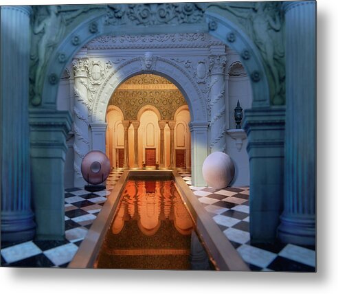 Water Metal Print featuring the photograph The Baths by John Manno
