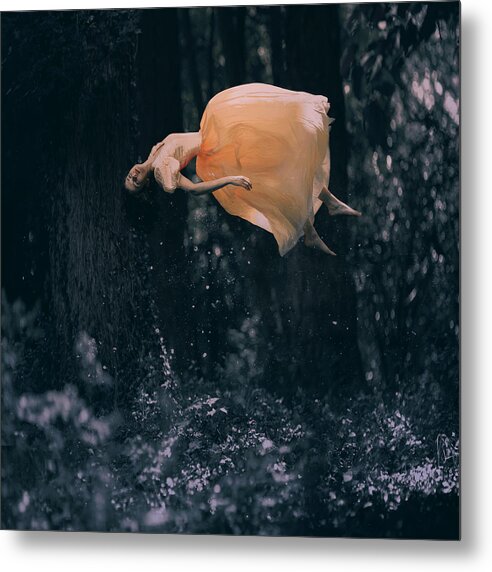 Landscape Metal Print featuring the photograph Forest Floating by Anka Zhuravleva