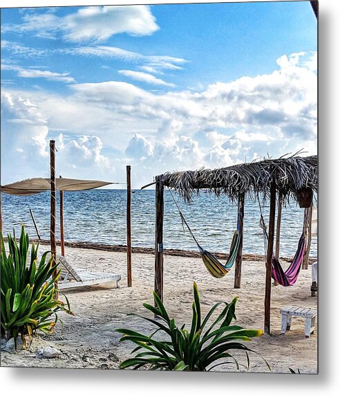 Beach Metal Print featuring the photograph Perfect Getaway by Portia Olaughlin