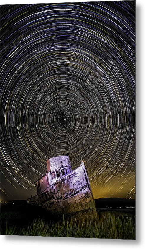 Astrophotography Metal Print featuring the photograph Bright Trails by Don Hoekwater Photography