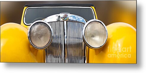  Metal Print featuring the photograph Triumph Roadster 1946 #1 by Evgeniy Lankin