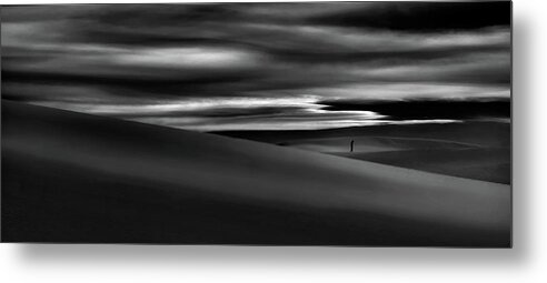 Sandstorm Metal Print featuring the photograph Deserts Are The Soul Of The World ... by Yvette Depaepe