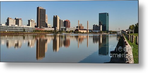 Downtown Toledo Metal Print featuring the photograph Downtown Toledo Skyline 0822 by Jack Schultz