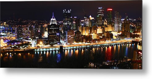 Pittsburgh Metal Print featuring the photograph I Love Pittsburgh by Iryna Goodall