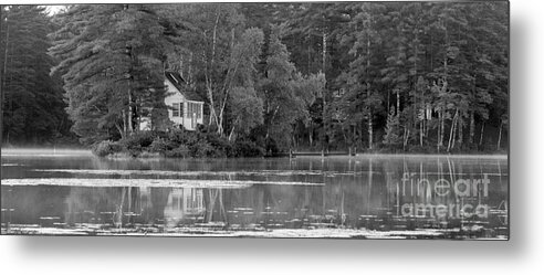 Maine Metal Print featuring the photograph Island Cabin - Maine by Steven Ralser