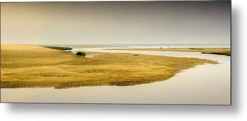 Low Tide - Barbara Socor Metal Print featuring the photograph Low Tide by Barbara Socor