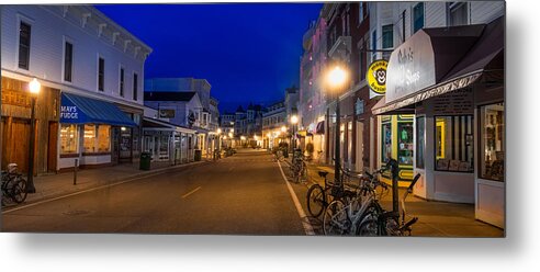 Mackinac Metal Print featuring the photograph Mackinac Island Midnight by Steve Gadomski