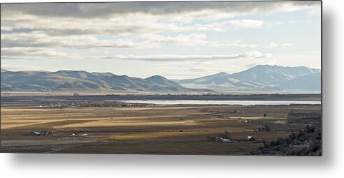 A View Of The Honey Lake Valley From Shugru Hill. Metal Print featuring the photograph Morning on Shugru Hill by The Couso Collection