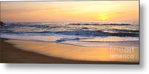 Photography Metal Print featuring the photograph Reflections of Sunrise Panorama by Kaye Menner by Kaye Menner