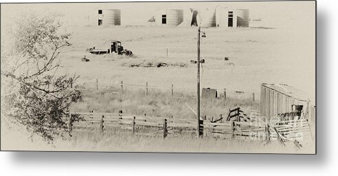 Old Trucks Metal Print featuring the photograph Rust Wind And Time Are Not Kind by Wilma Birdwell