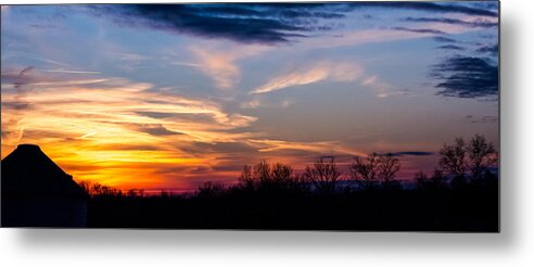 Sky Metal Print featuring the photograph Sky Full Of Color by Holden The Moment