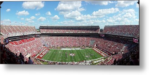 Gameday Metal Print featuring the photograph Stadium Panorama View by Kenny Glover
