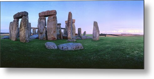 Prehistoric Era Metal Print featuring the photograph Stonehenge At Dusk by Holger Leue