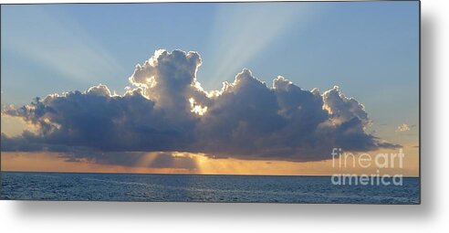 Sunset Metal Print featuring the photograph Sunset St. Lucia III by Nora Boghossian