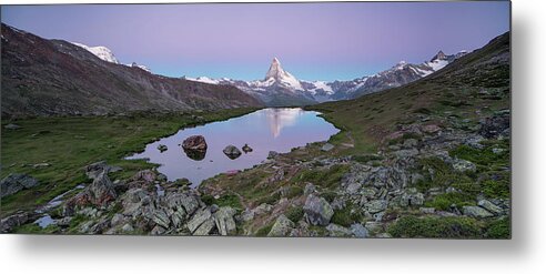 Tranquility Metal Print featuring the photograph Swiss Romance by Tobias Knoch