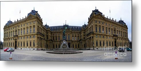 Residenz Metal Print featuring the photograph Wuerzburger Residenz by Henrik Lehnerer