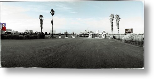 Movies Metal Print featuring the photograph Burlingame Drive-in #2 by Jan W Faul