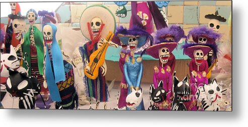 Day Of The Dead Metal Print featuring the photograph Day of the Dead 6 by Sonia Flores Ruiz