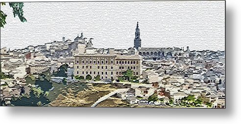 Toledo Spain Metal Print featuring the photograph Toledo Spain #2 by Mindy Newman