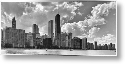 Chicago Metal Print featuring the photograph A Chicago Skyline by John Roach
