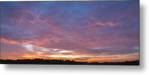 August Metal Print featuring the photograph August Morning Sky by Holden The Moment