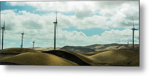 Susaneileenevans Metal Print featuring the photograph Harvesting the Wind by Susan Eileen Evans