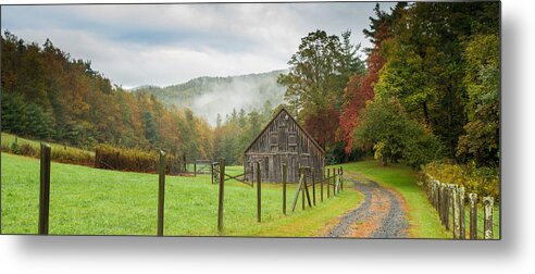 Ndscape Metal Print featuring the photograph Hunting Cabin-3 by Joye Ardyn Durham